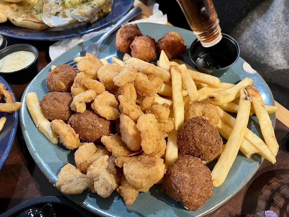 Fried Shrimp with Crab Balls