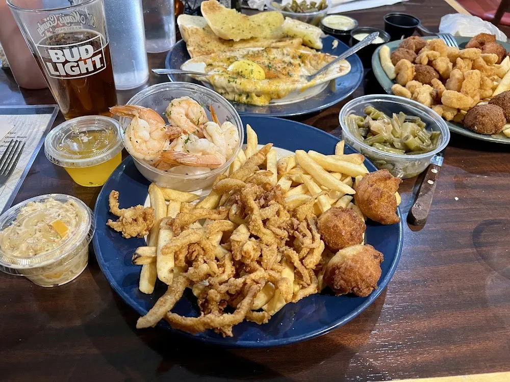 Steamed Shrimp and Clam Strips